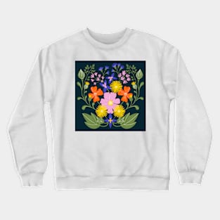 Wild Flowers Bouquet Crewneck Sweatshirt